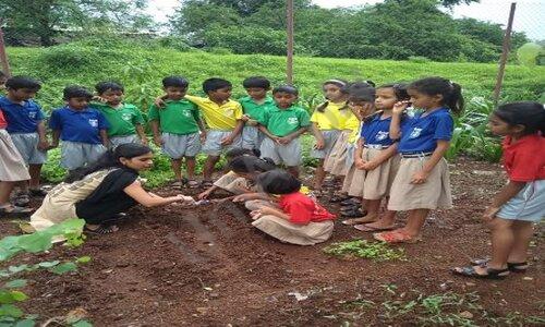 Students Gardening